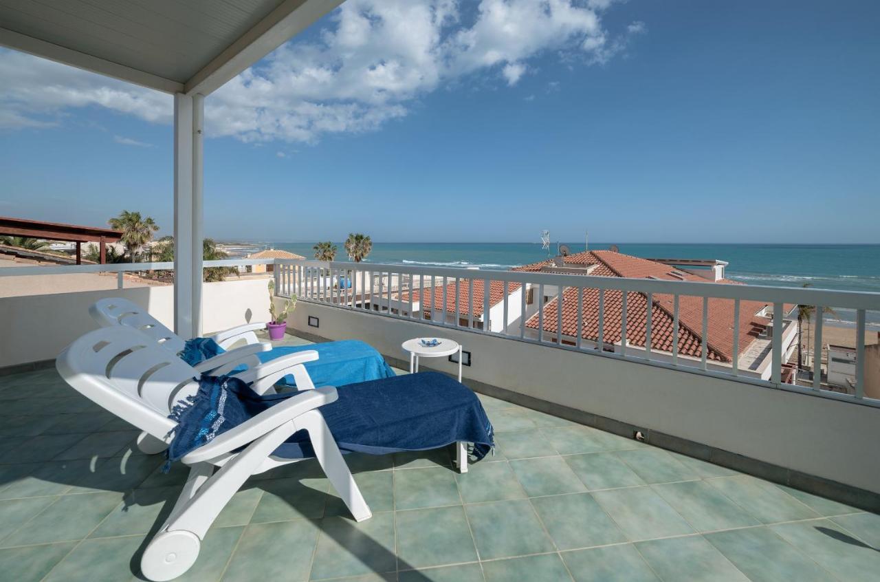 Archimede, Appartamento Con Vista In Centro A Marina Di Ragusa Eksteriør bilde